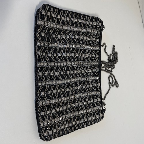 Atmosphere black beaded clutch - atmosphere,