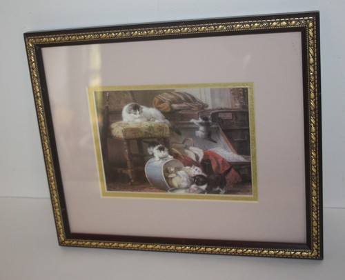 Framed henriette ronner - henriette, knipp