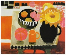 Sunflower Mary Fedden print in