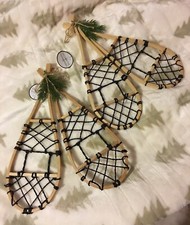  2 Pack Decorative Snowshoes
