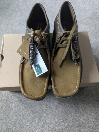 Clarks wallabee green brown - wallabee,, /brown
