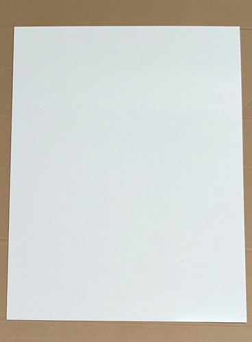 3mm gloss white - white, pvc