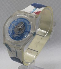 Swatch Originals: Jelly in Jelly Vintage Watch 'Swatch Blue' SUJK104C + Alt Band