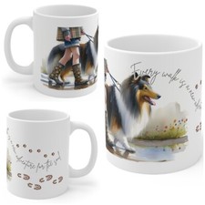 11oz Ceramic Rough Collie Mug