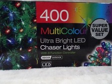 Party Lights Ultra Bright LED Chaser Lights 400pk Multicolour Multi Function
