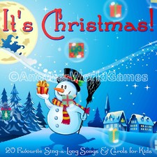 IT'S CHRISTMAS! A Children's Sing Along Music CD Xmas Songs Kids All Ages Carols