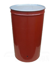 210L METAL GARDEN WASTE BURNER INCINERATOR BURNING BIN WITH LID WOOD PAPER LEAF