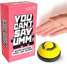 Big Potato You Can’t Say UMM Party Game–Family Word Game, Ages 10+ Christmas Fun