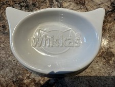 Whiskas Cat Feeding Dish, Water Whisker’s White Cat Bowl Limited Edition Rare