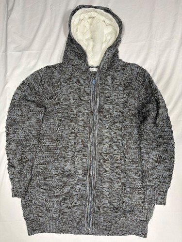 Womens grey cable - grey, fleece
