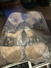 BNIP Down To Earth Wedge Mules Size 8