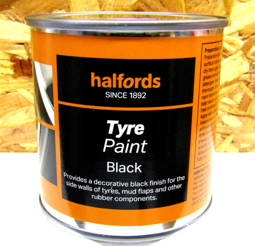 Halfords 250ml tyre paint - halfords,
