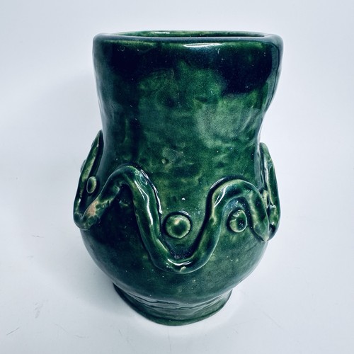 Vintage green studio pottery - vintage,