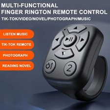 Auto Clicker Remote Control Page Turner Bluetooth Selfie Button Scrolling Ring