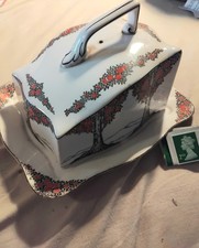 Crown Ducal Orange Tree Butter Dish