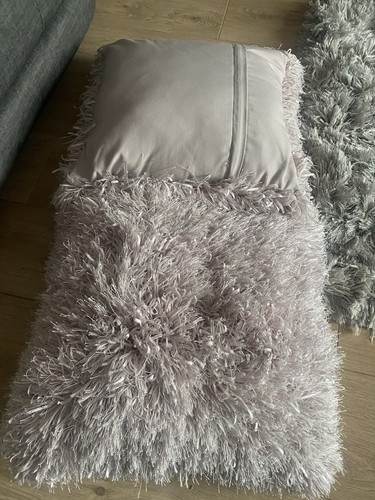 Pair pink fluffy glitter - of,