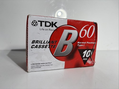 Tdk b60 blank cassette - b60, tapes