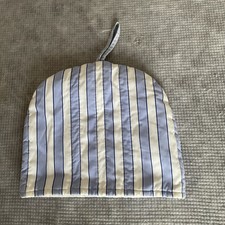 Tea Cosy Blue & White Striped
