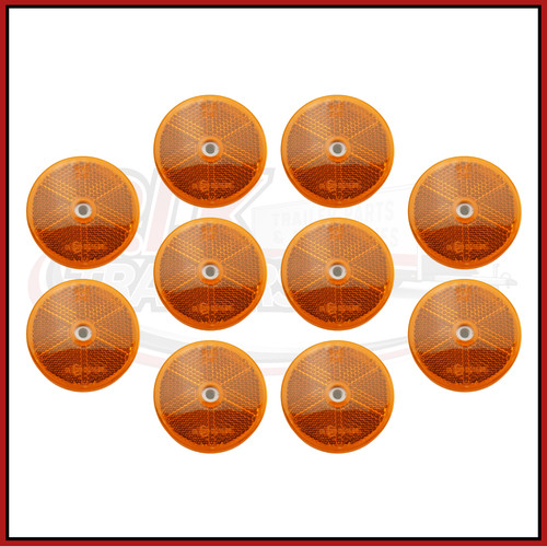 Amber screw 60mm round - 10,