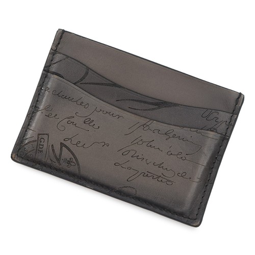 Berluti calligraphy card case - berluti,