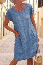 Womens Cotton Linen Summer