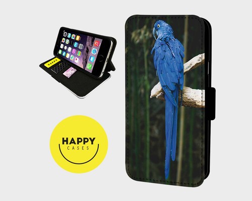 Blue macaw parrot faux - blue,