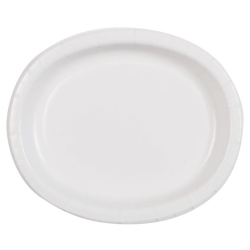 Pack white solid oval - pack, 8