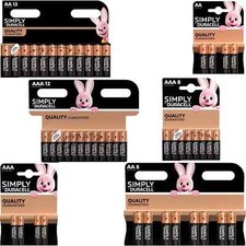 DURACELL SIMPLY AA, AAA