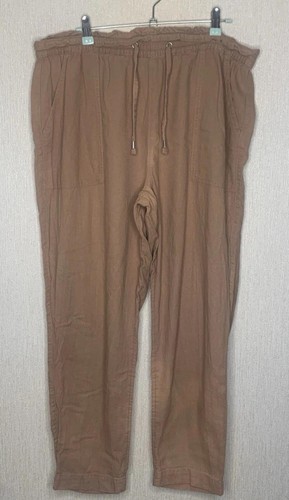 George linen mix trousers - mix,