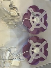 IKEA Smila Blomma Pink Flower Wall Light Children's Bedroom Lamp Working x2