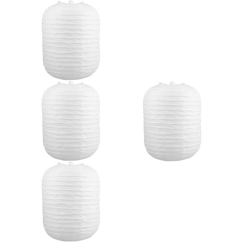 Foldable white paper lampshade - foldable,