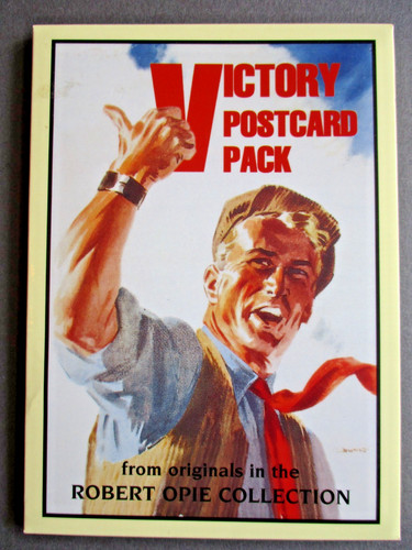 Ww2 victory wartime postcard - ww2,