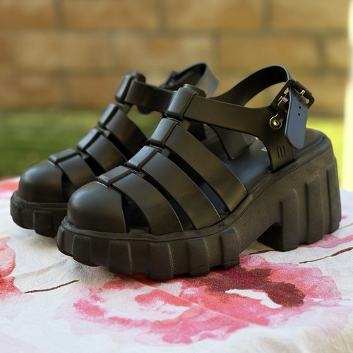 Melissa shoes black - black, block