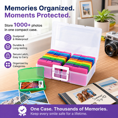 Photo storage box 4x6 - storage, picture