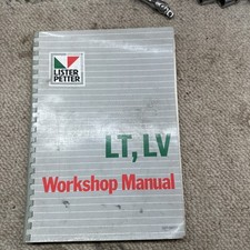 Lister  petter LT, LVSeries