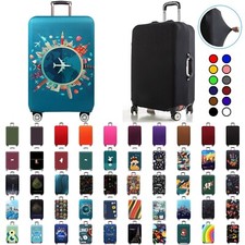 UK Travel Trolley Case Cover Protector Suitcase Luggage Storage Cover Elastic
