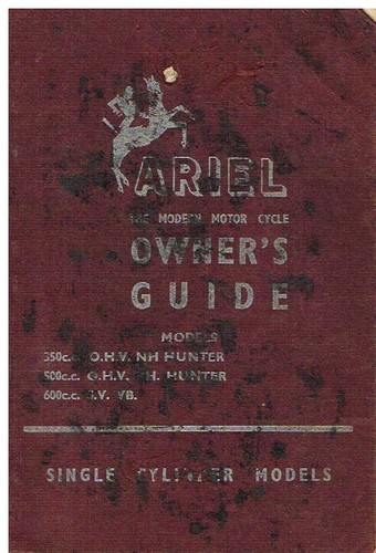 Ariel 350cc hunter 500cc - 350cc, nh