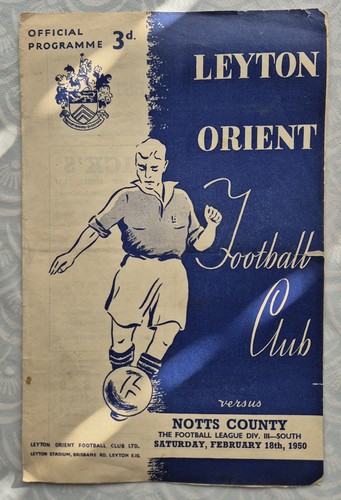 1950 leyton orient notts - orient,