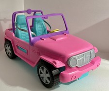 Barbie & Friends Pink Jeep Off