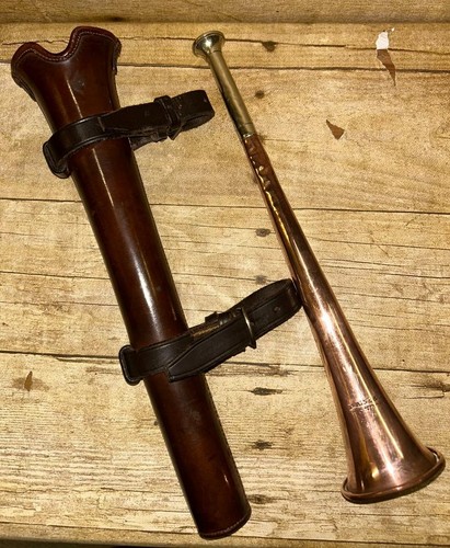 Georgian leather cased long - georgian,