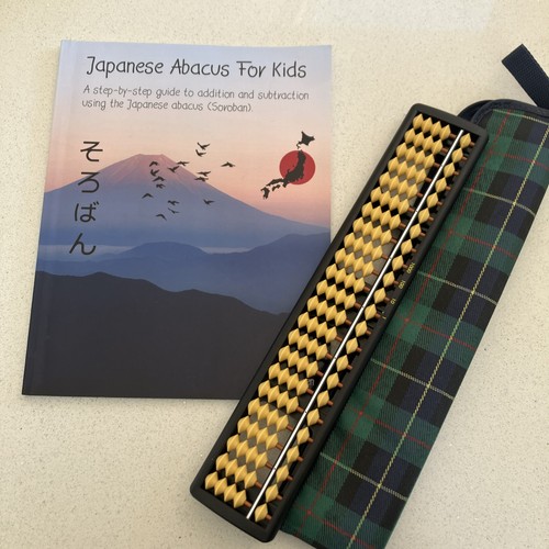 Japanese abacus for kids - japanese, book
