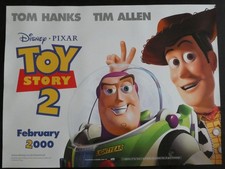 TOY STORY 2 (2000) RARE ROLLED DISNEY PIXAR orig. UK quad poster 40" x 30" EXC