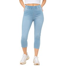 Enzo Womens Cropped Jeans