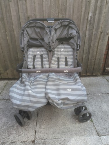 Joie aire twin stroller - aire, dark