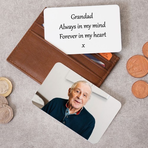 Personalised metal wallet - personalised,