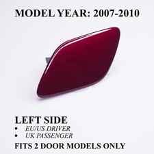 Left Headlight Washer Cover