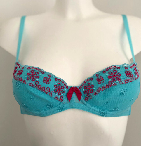 Turquoise pink bra - pink, 30a