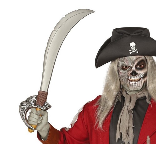 Deluxe pirate cutlass fancy - pirate,