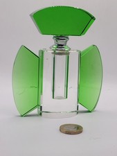 Original Art-Deco Green Glass