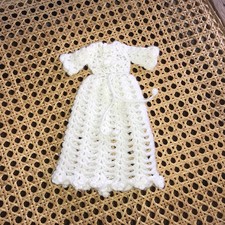 Vintage Crocheted White Doll's